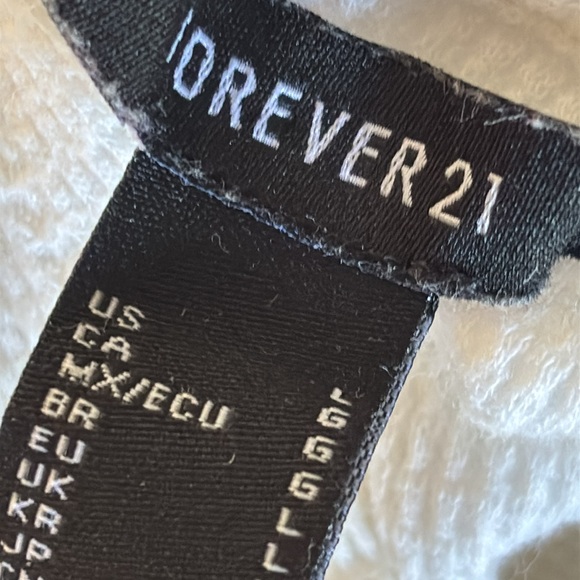 Forever 21 | White Hooded sweater Dress - Picture 8 of 9